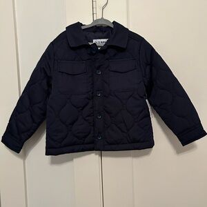 NWT Old Navy Boys Dark Blue Quilted Puffer Jacket